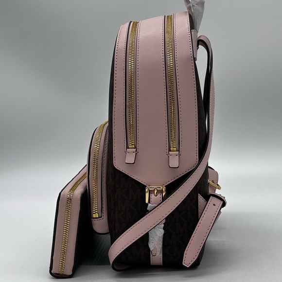 Michael Kors Medium Jaycee Zip Packet Backpack Large Continental Wallet Wristlet - Picture 4 of 9